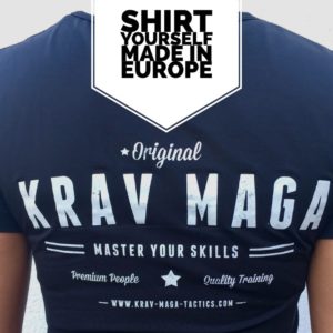 Krav Maga Tactics Vintage Shirt aus kühlender Funktionsfaser.